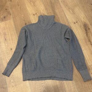 Women's Gray Turtleneck Sweater